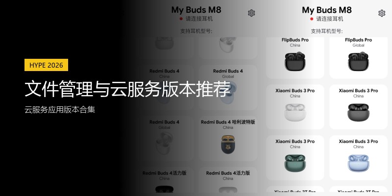 文件管理与云服务版本推荐