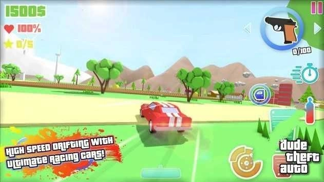 沙盒世界模拟器(Dude Theft Auto)