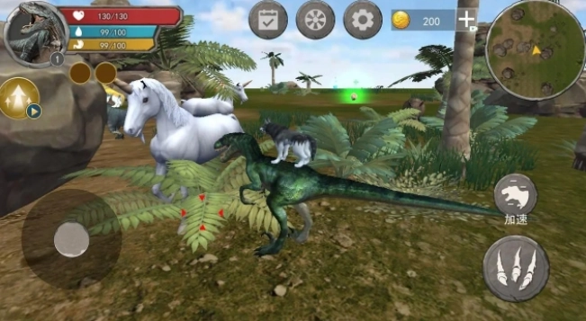 恐龙抗狼吞噬生存