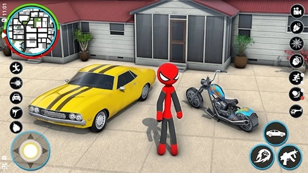 火柴人绳索蜘蛛侠图4