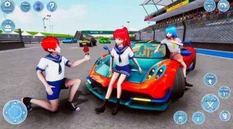 动漫高中女生3D模拟最新版