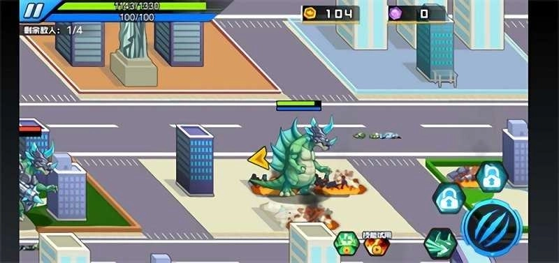 暴龙破坏城市最新版图3