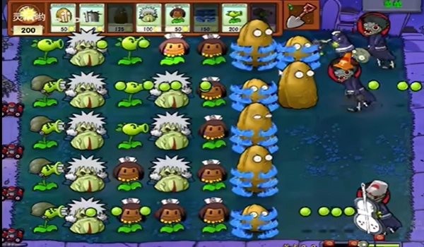 植物植物大战僵尸火影版