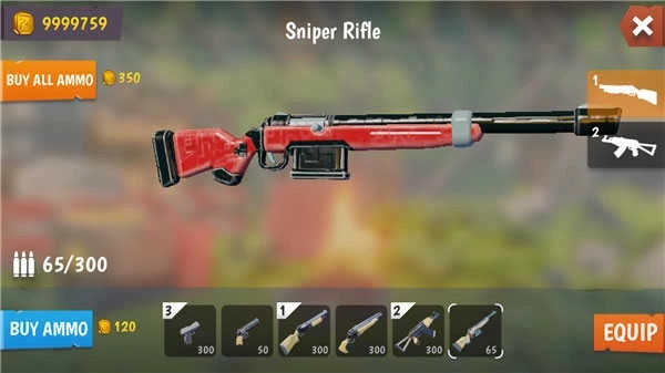 猎人僵尸生存无敌版图3