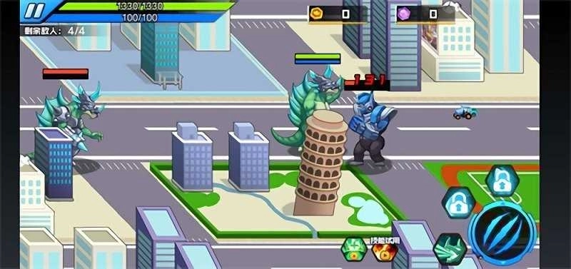 暴龙破坏城市最新版图2