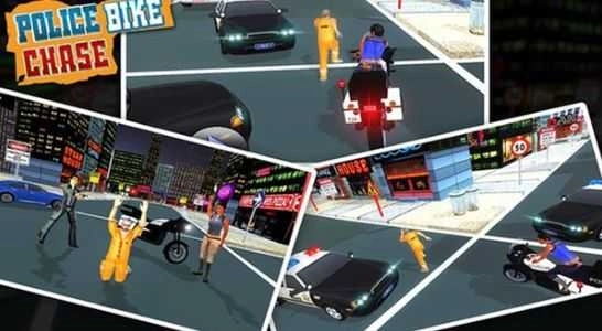 警察自行车警察城(3)