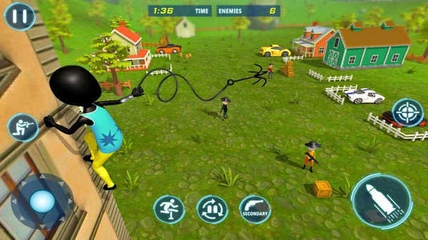 绳索刺客火柴人(1)