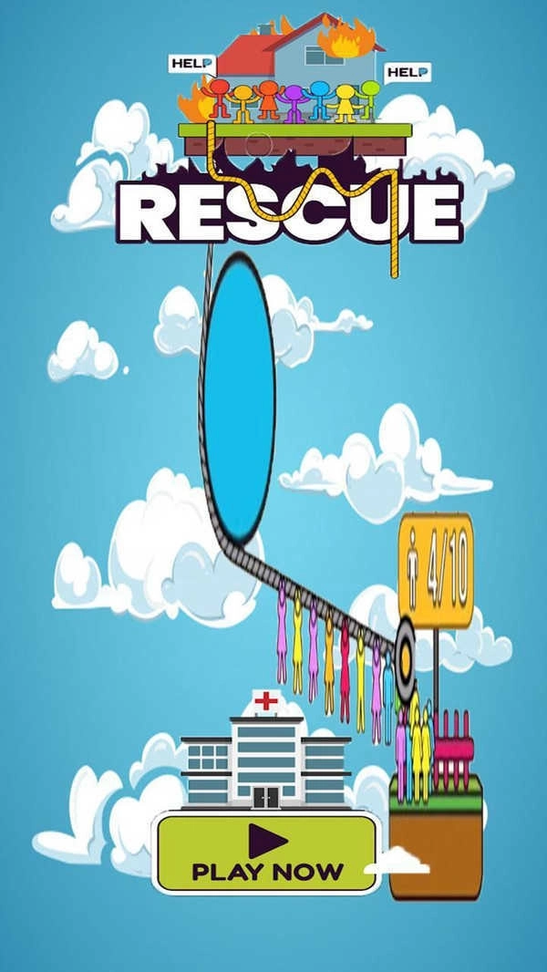 滑动绳索救援游戏图2
