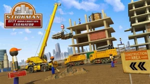 火柴人施工模拟(Stickman City Construction Excav)图2
