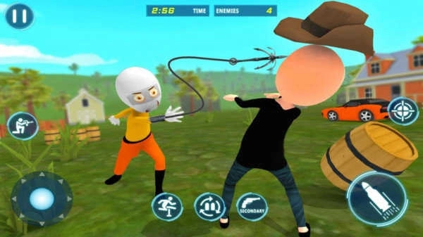 绳索刺客火柴人(4)