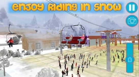 雪地缆车模拟器(Chairlift Uphill Adventure 3d)图2