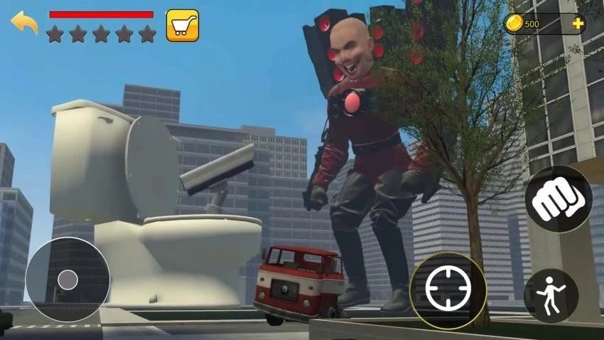 马桶人大战时钟人游戏图1