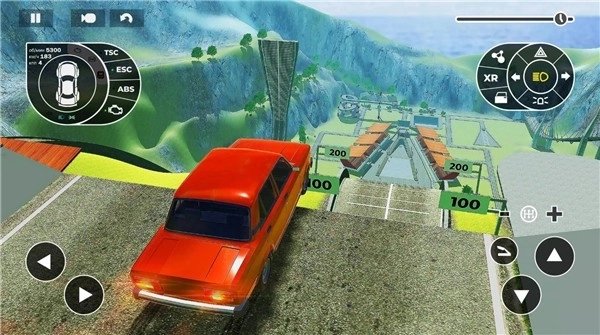 光束驱动汽车跳跃