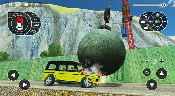 光束驱动汽车跳跃