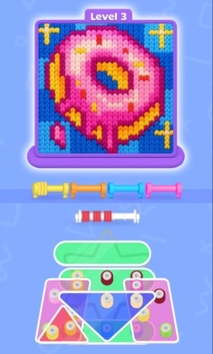 羊毛分类颜色拼图