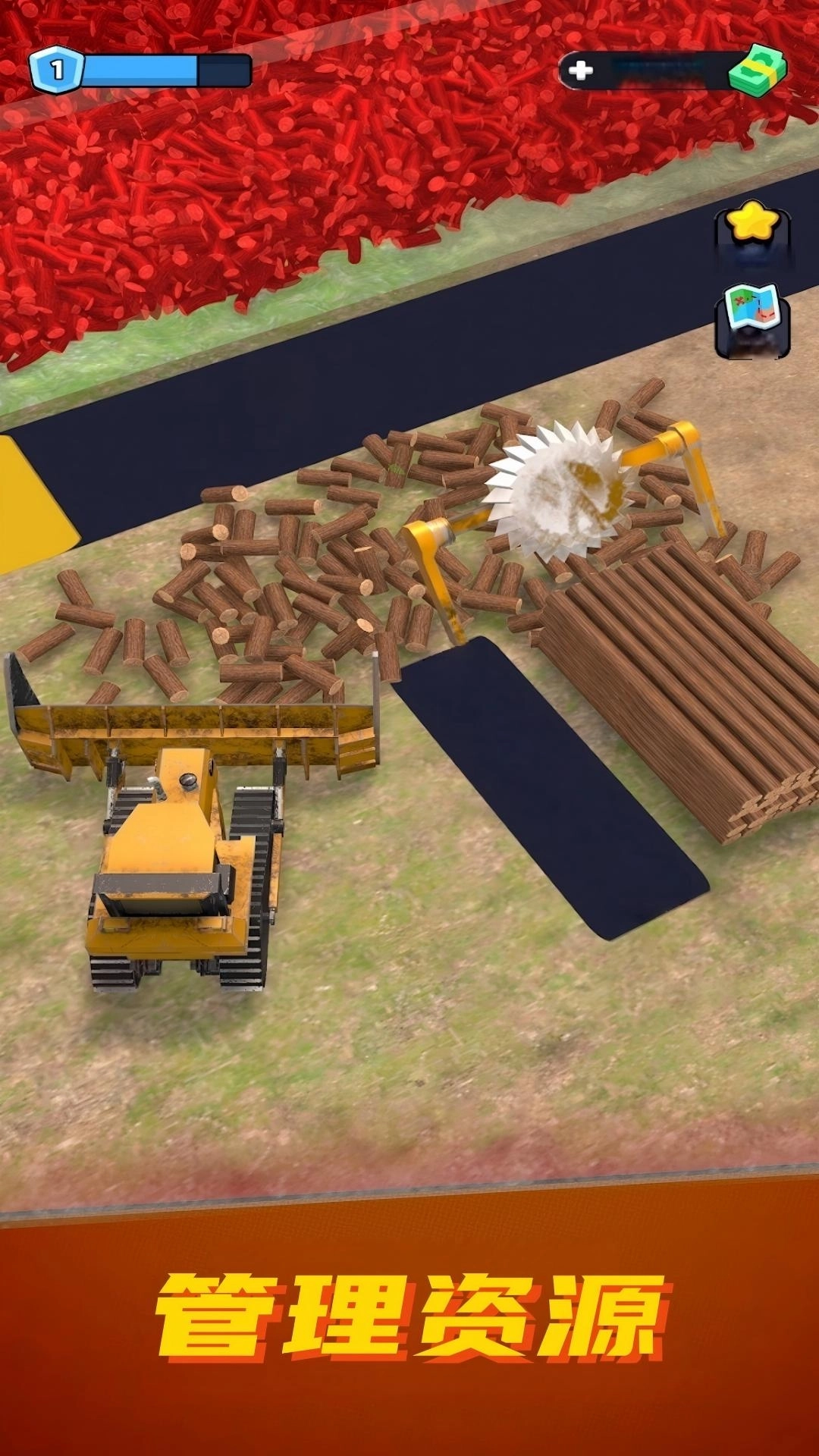 伐木人建房屋游戏图2