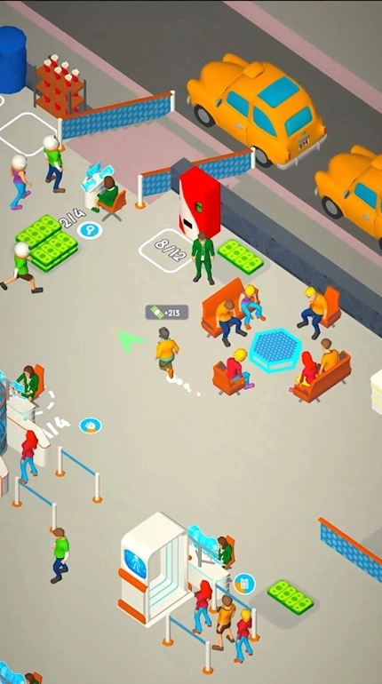 太空港大亨：放置经营（Ticket Rush : Station Idle）游戏图4