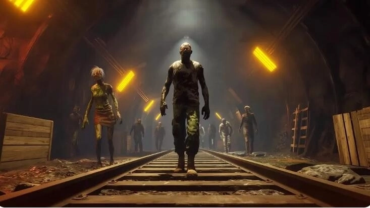 英雄射击僵尸末日游戏