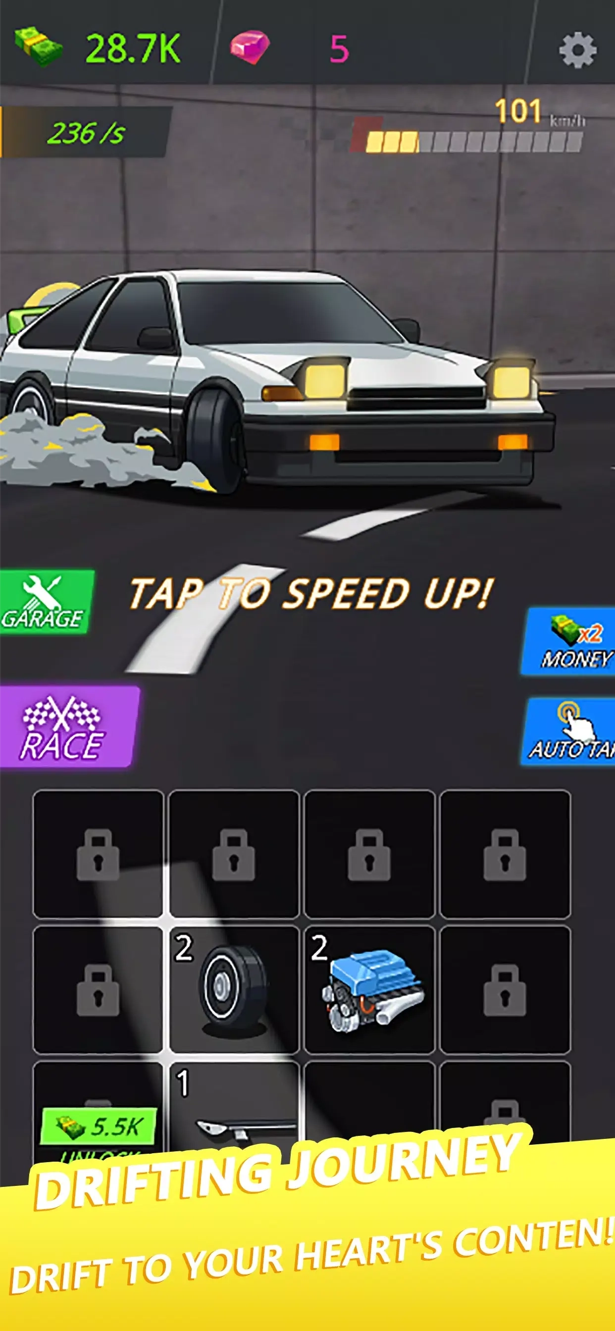 放置漂移无广告游戏图2