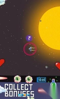 太空飞行像素火箭图1