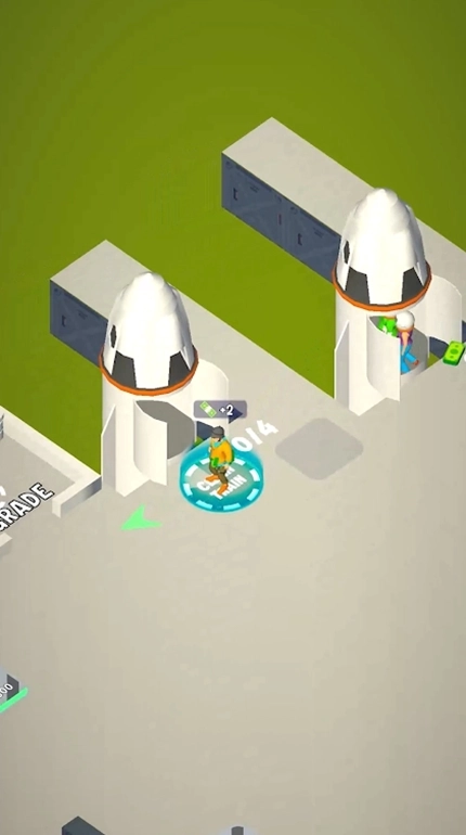 太空港大亨：放置经营（Ticket Rush : Station Idle）游戏图2