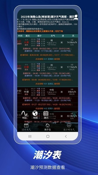 全球潮汐表软件图2