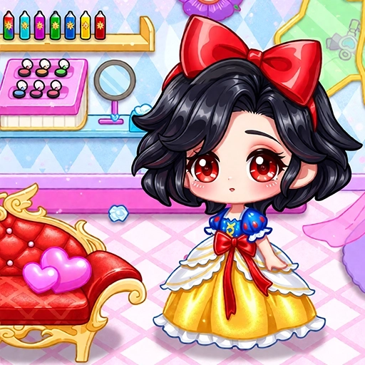 彩虹公主贴纸游戏