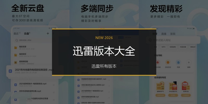 迅雷版本大全