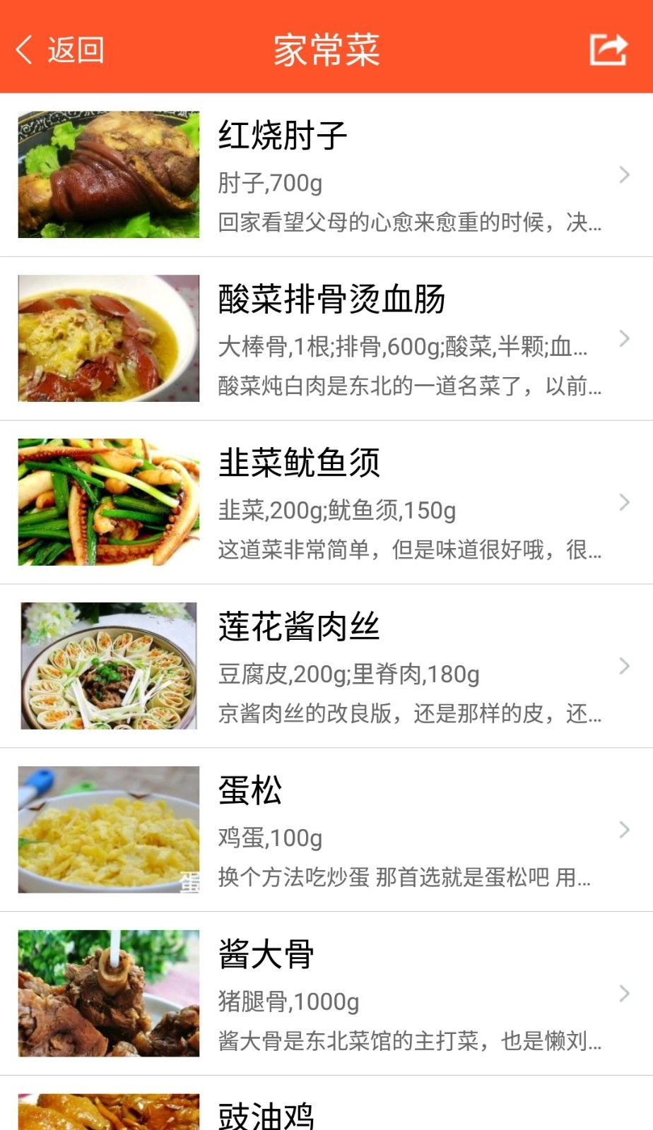 家常菜食谱大全最新版图1