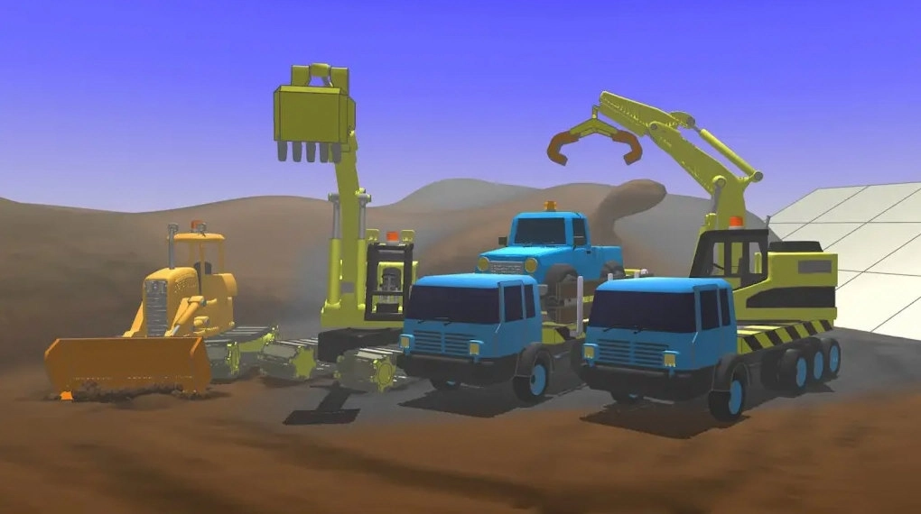 小小起重机2泥地施工解锁关卡版图1