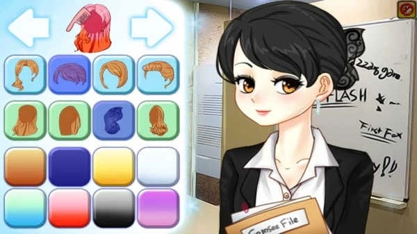 办公室美女模拟图2