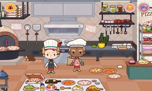 米加小镇更新披萨店和海洋馆