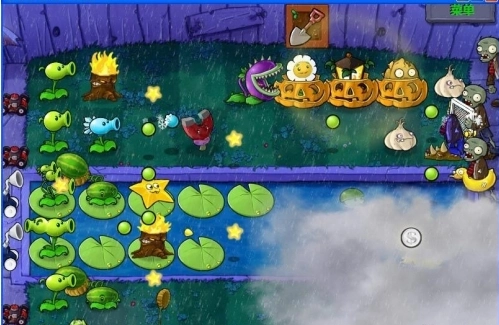 植物大战僵尸下雨版