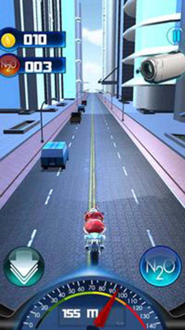 圣诞老人摩托车种族