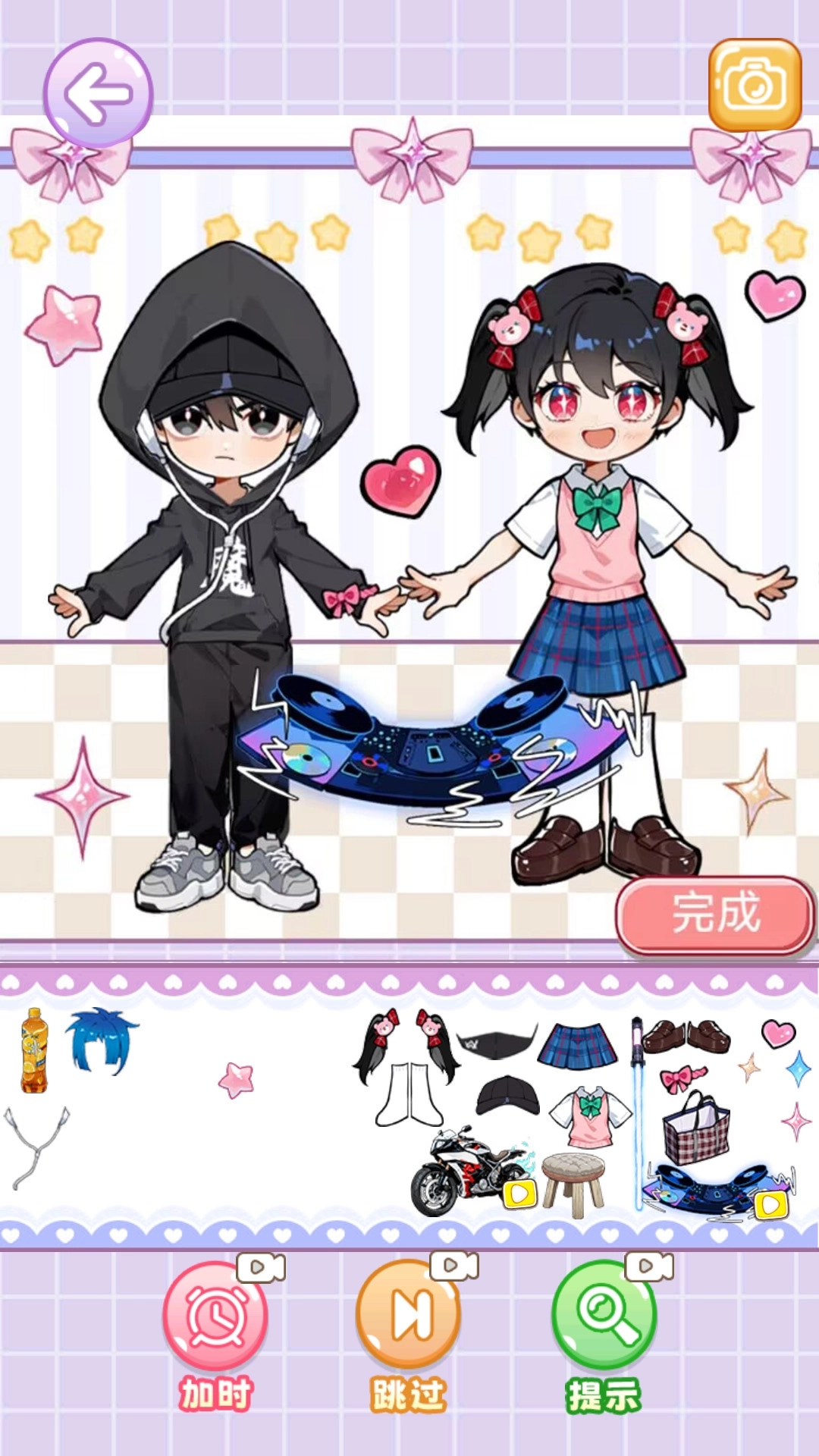 安静书女孩世界游戏图1