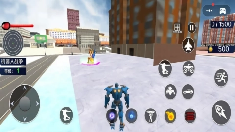 变形机甲破坏城市图3