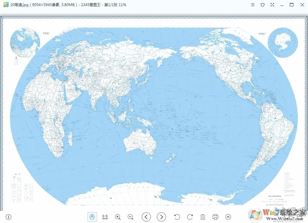 世界地图高清版