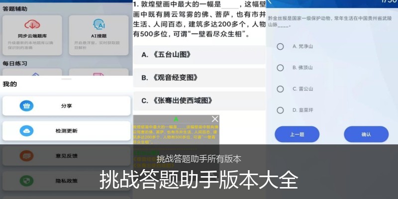 挑战答题助手版本大全