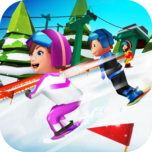 欢乐雪地竞速游戏