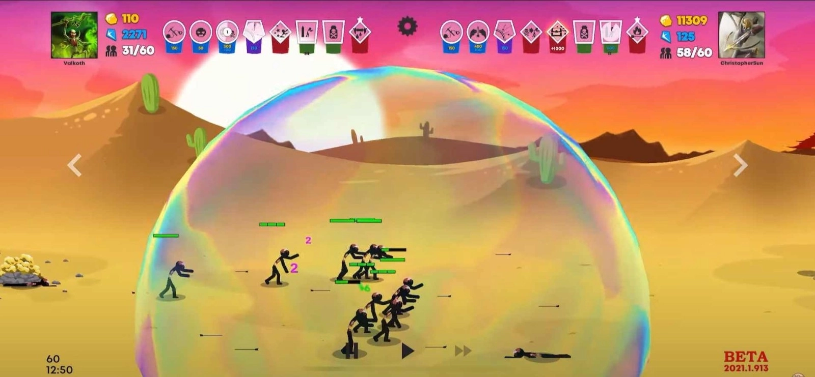 火柴人战争遗产3隐藏兵种版