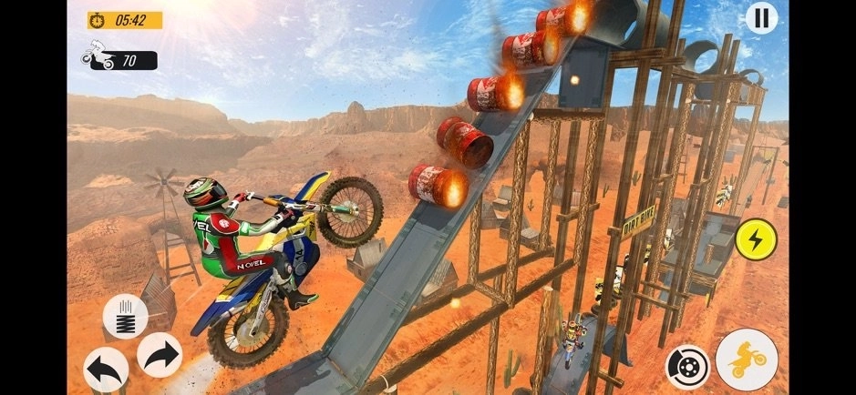 摩托车特技赛车图1