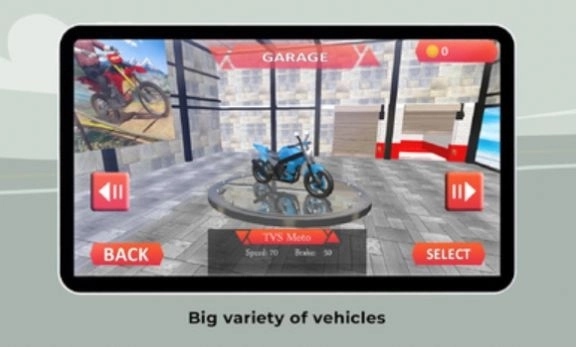 特技自行车赛车手图2