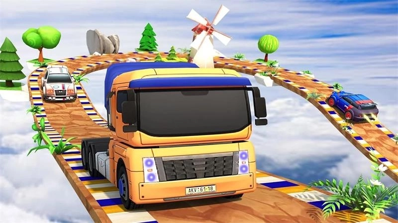 超级匝道山汽车特技(3)