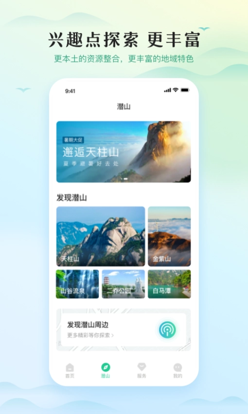 游潜山图1