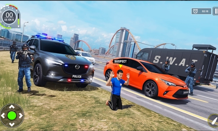 警车追逐模拟器安装器游戏