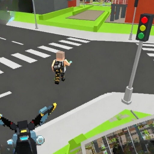 迷你像素快跑游戏