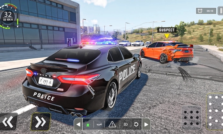 警车追逐模拟器安装器游戏
