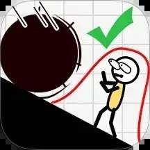 火柴人画线逃亡