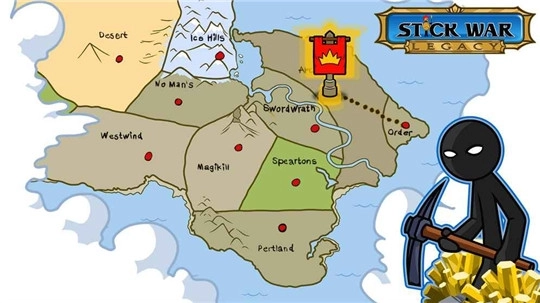 火柴人战争遗产免费钻石无敌版