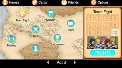 英雄大作战X全英雄999卡牌版